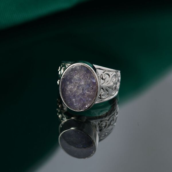 Tansanit-Matrix Ring 950 Kupfer (Größe 20.00) ca. 4,10 ct image number 2