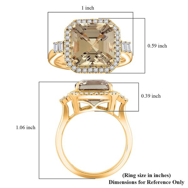 AAA Turkizit, Weißer Diamant Ring 585 Gold (Größe 20.00) ca. 5,96 ct image number 5