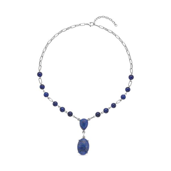Lapislazuli Collier, ca. 45 cm, ca. 70,00 ct