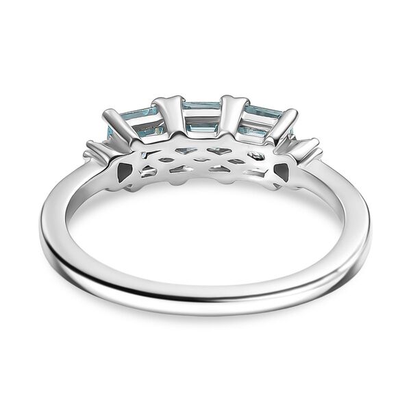 D'Joy blauer Zirkon und Diamant Ring - 1,63 ct. image number 6