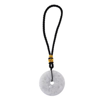 Zwei-Drachen-H&auml;ngedekor aus Myanmar Jadeit Typ A, naturbelassene Schnitzarbeit, ca. 5 cm