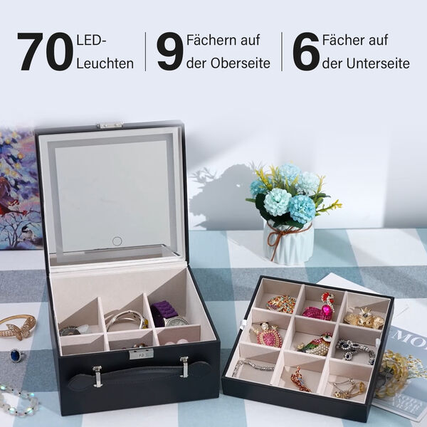 LED Schmuckbox, schwarz image number 4