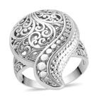 Royal Bali Kollektion - floraler Ring, 925 Silber  ca. 7,11g image number 0
