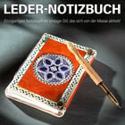 Leder Notizbuch mit Holzstift, braun image number 1