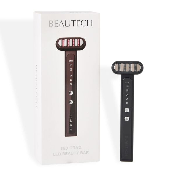 BEAUTECH Gesichts und Augenmassageger&auml;t, 360 Grad Kopf, EMS Technologie, 8,2x3,2x2,3 cm, Schwarz image number 6