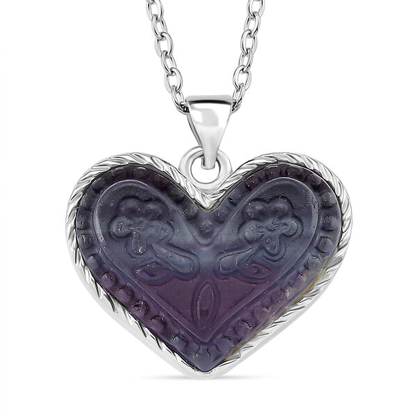 Mehrfarbiger Fluorit Schmuckset ca. 50 cm 316L Edelstahl ca. 20.00 ct