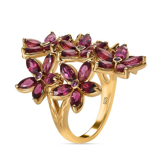 GP Italian Garden Kollektion - Rhodolith Granat und blauer Saphir-Ring- 6,39 ct. image number 5