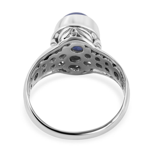 Royal Bali Kollektion - Tansanit Ring 925 Silber image number 5
