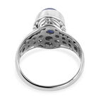 Royal Bali Kollektion - Tansanit Ring 925 Silber image number 4