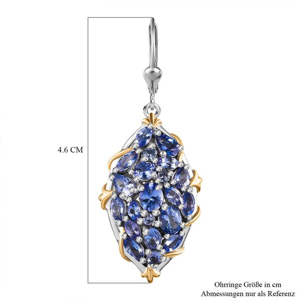 Tansanit Ohrringe - 5,80 ct. image number 5