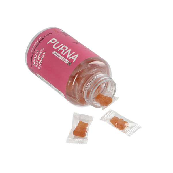PURNA Beauty Multivitamin Erdbeere Erg&auml;nzung 30 Drops f&uuml;r Erwachsene und Kinder image number 4
