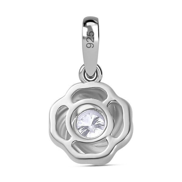 Moissanit Schmuckset, 925 Silber rhodiniert - 0,75 ct. image number 6