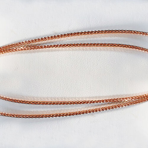Flexible Spiga-Halskette in rosévergoldetem 925 Silber image number 1