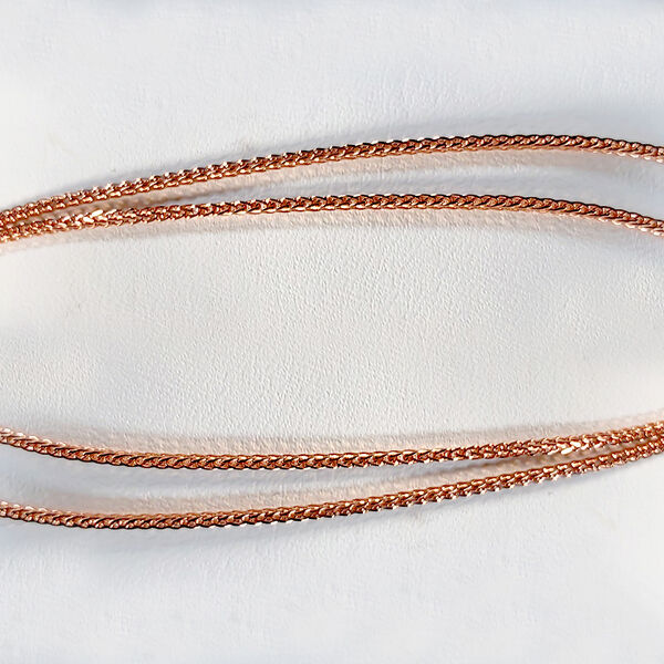 Flexible Spiga-Halskette in rosévergoldetem 925 Silber image number 1