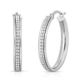 Creolen, 925 Silber rhodiniert