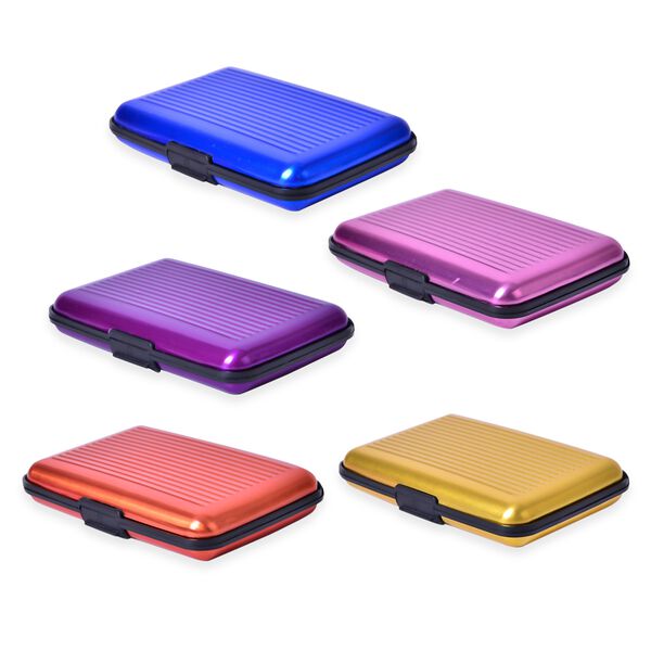 5er-Set Kreditkartentuis RFID Schutz image number 1