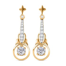 Moissanit Ohrringe - 2,36 ct.