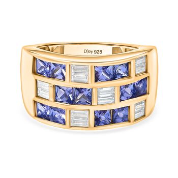 D'Joy Tansanit und Moissanit Ring - 2,27 ct.