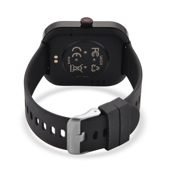 G21 Smartwatch, 2.01 Zoll HD Display, Schwarzes Silikonarmband image number 6