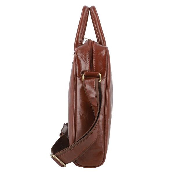 LA MAREY - Crossbody-Tasche aus naturfreundlichem Kunstleder, Braun image number 4