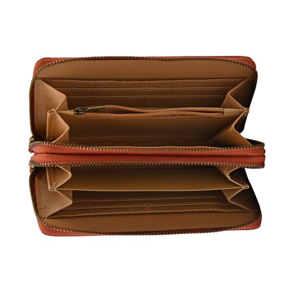 Kork-Brieftasche mit RFID Schutz, Gr&ouml;&szlig;e 19x4x10 cm, Korall image number 5