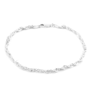 Italienische Figaro Armband ca. 19 cm 925 Silber