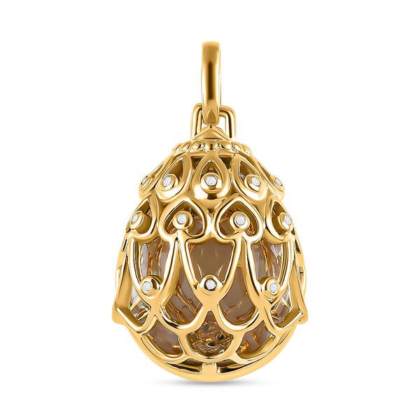 GP Special Kollektion - Prasiolith, Zirkon und kanchanaburi blauer Saphir-Anh&auml;nger - 15,27 ct.