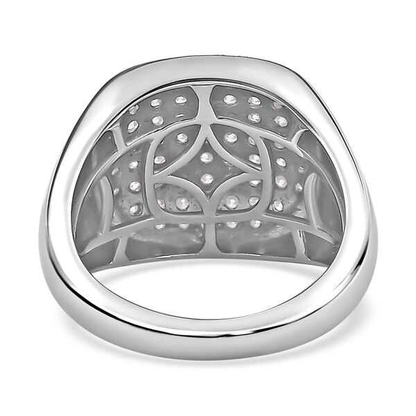 Moissanit Siegelring - 0,93 ct. image number 5