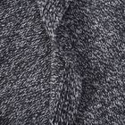 Weste mit hohem Kragen, Gürtel und Taschen, Länge 80 cm, Melange schwarz image number 5