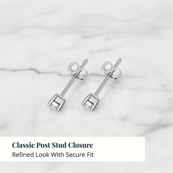 LUXURIANT DIAMOND - Lab Grown Diamant SI-G Ohrringe 925 Silber Rhodiniert ca. 0,25 ct. image number 6