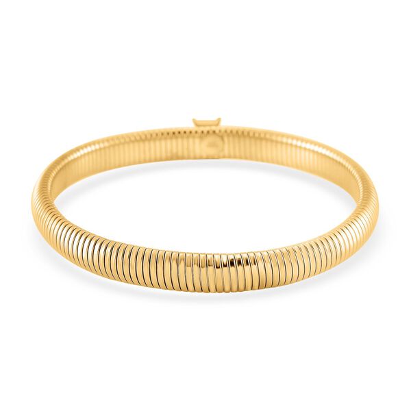 Schwarzes Kristall Armband, flexibel, Reiner Edelstahl image number 4