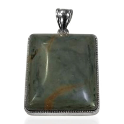 Kaffeestein-Jaspis Anh&auml;nger ca. 120,00 ct.