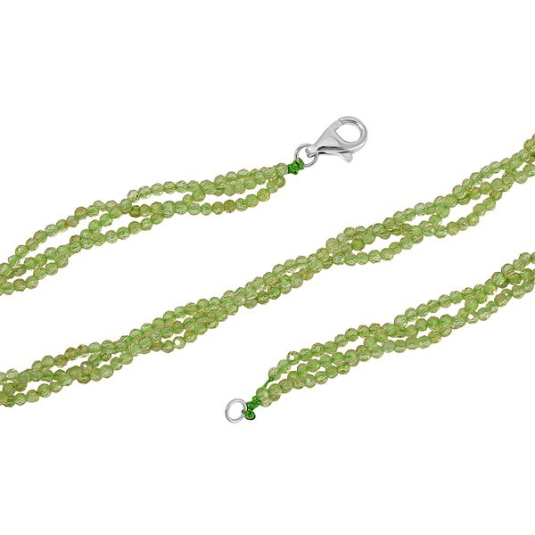 Peridot Halskette, 50 cm - 52,50 ct. image number 4