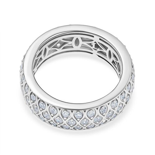 LUXURIANT DIAMOND - Lab Grown Diamant SI-GH SGL zertifiziert Ring 925 Silber rhodiniert (Größe 16.00) ca. 1,00 ct image number 5