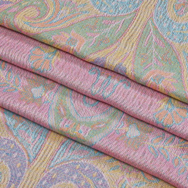 Schal mit Paisley-Muster und Fransen, 70x180cm, Cremewei&szlig; image number 4