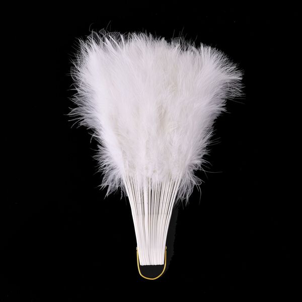 20iger Style Federf&auml;cher, wei&szlig; image number 2