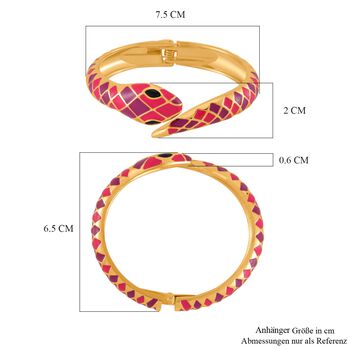 Legierung emailliert Armreif ca. 18 cm ca. 45,34g