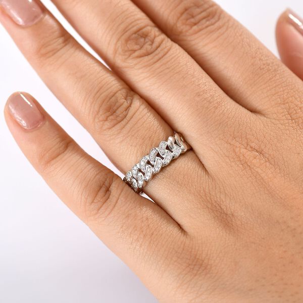 LUXURIANT DIAMOND - Lab Grown Diamant SI Ring 925 Silber rhodiniert (Größe 18.00) ca. 0.24 ct image number 3