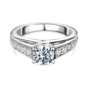 Moissanit Ring -  1,20 ct.