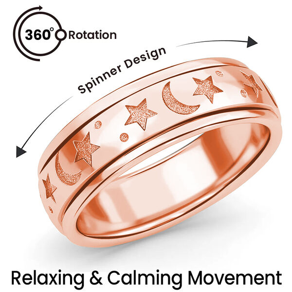 925 Silber ros&eacute;vergoldetRing (Gr&ouml;&szlig;e 19.50) ca. 5,27g image number 9