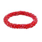 Roter Magie Farbe Kristall Armband Flexibel Standard