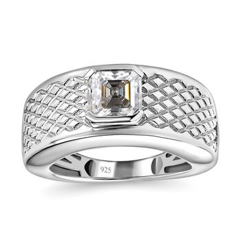 Moissanit Ring, ca. 1.16 ct