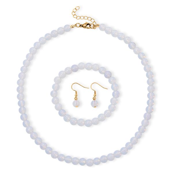 Opalit Schmuckset - 323,50 ct.