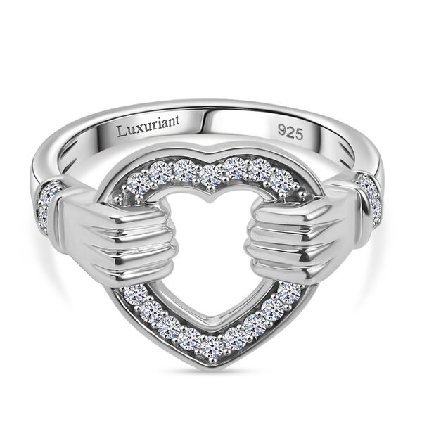 LUXURIANT SI Labor Diamant Ring, 925 Silber rhodiniert - 0,24 ct. image number 0