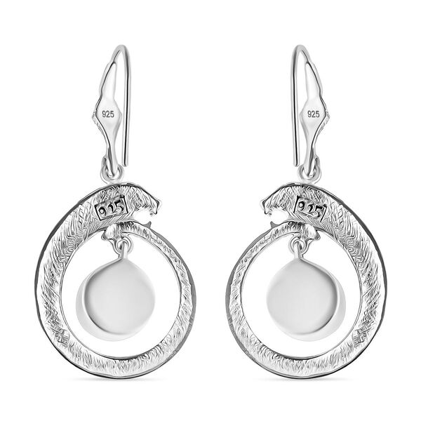 Royal Bali Kollektion - Moissanit Panther Anhänger und Ohrringe image number 10