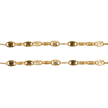 Valentino 925 Silber vergoldet Kette, ca. 45 cm