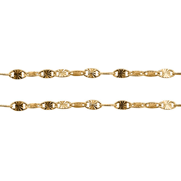 Valentino 925 Silber vergoldet Kette, ca. 45 cm image number 1