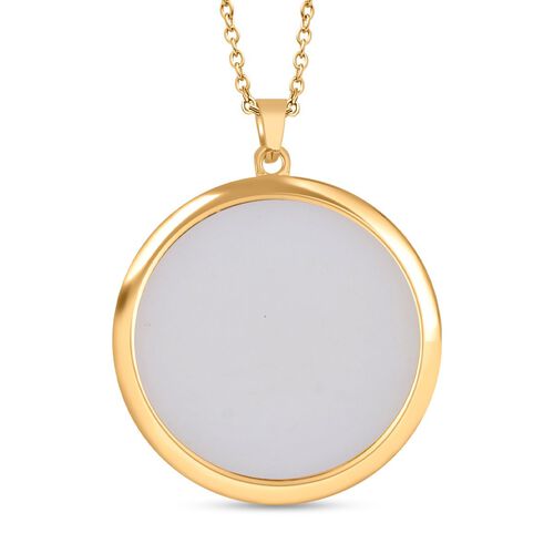 Opalite Schmuckset Eisen Gelbes Gold, Legierung Gelbes Gold, Edelstahl IP-Gelbbeschichtung ca. 75.00 ct image number 0