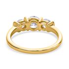 LUSTRO STELLA Zirkonia Ring in vergoldetem Silber - 1,78 ct. image number 5