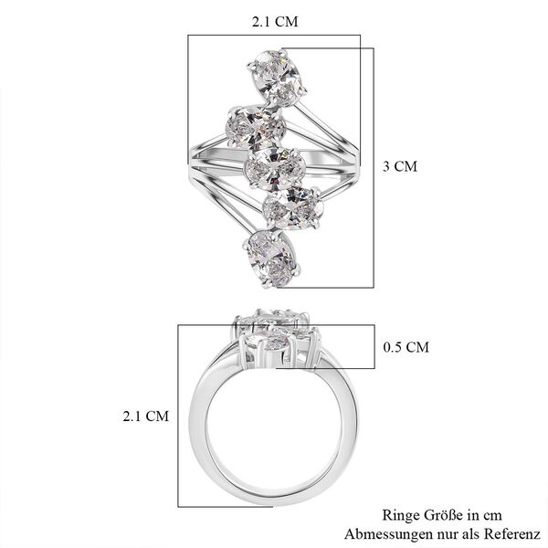 Zirkonia Ring - 5,33 ct. image number 8